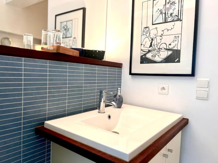 Down Town Spacious Duplex With Private Parking & Game Room Bruxelles Eksteriør billede